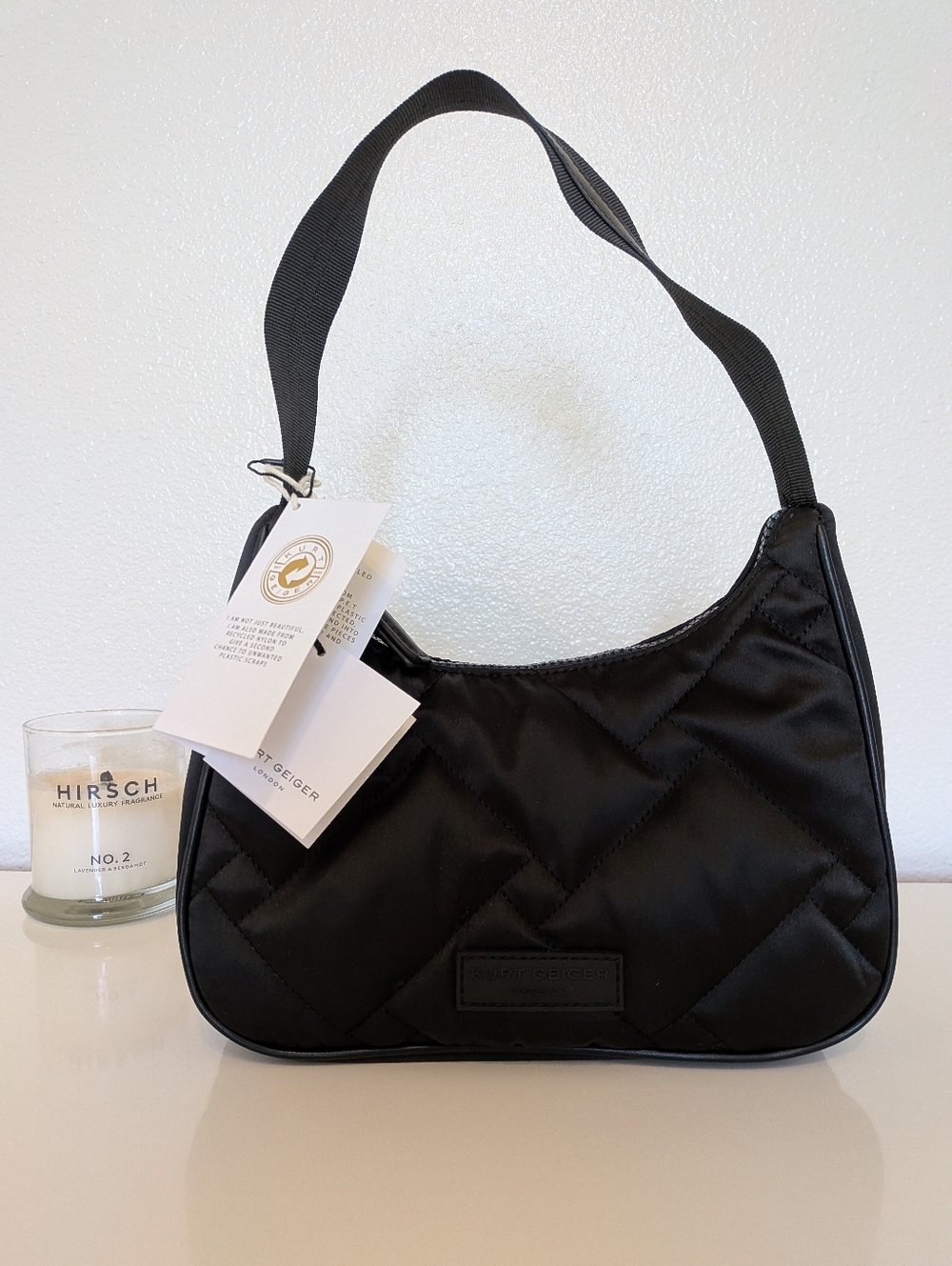 Kurt Geiger Baddie Recycled Shoulder Bag Nwt - Picture 4 of 6